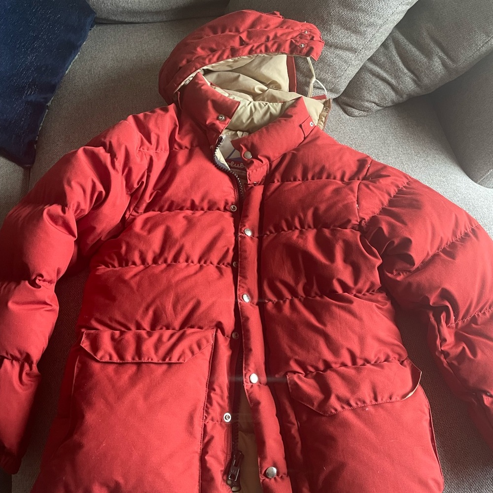 Holubar Vintage Goose Down Puffer Jacket with Hood